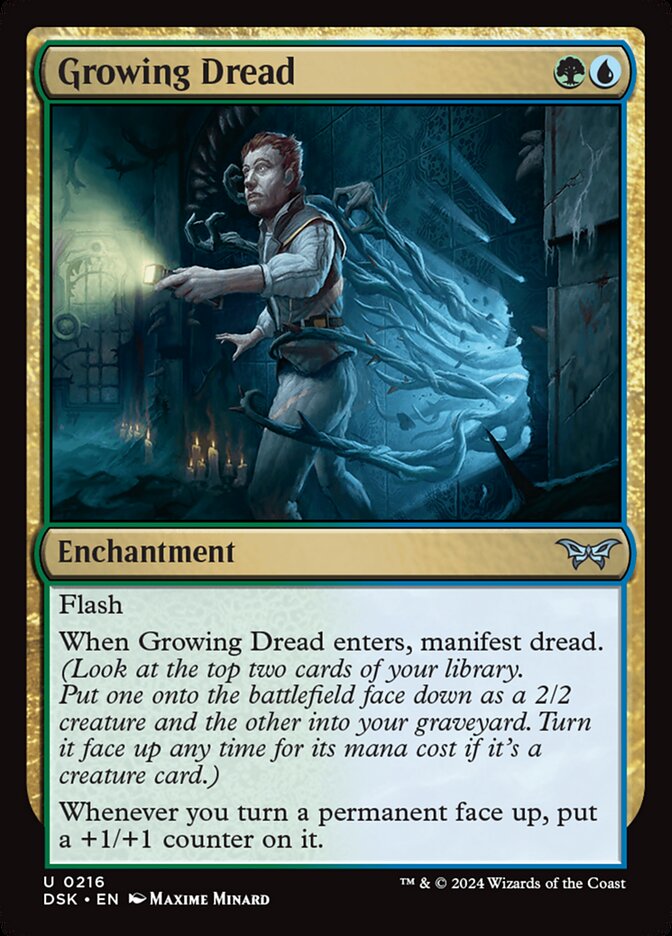 Growing Dread 216 (Duskmourn: House of Horror)  | Good Games Cannington