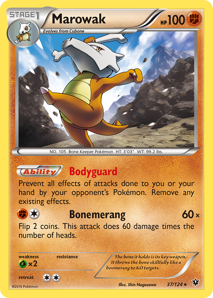 Marowak (37/124) [XY: Fates Collide] | Good Games Cannington