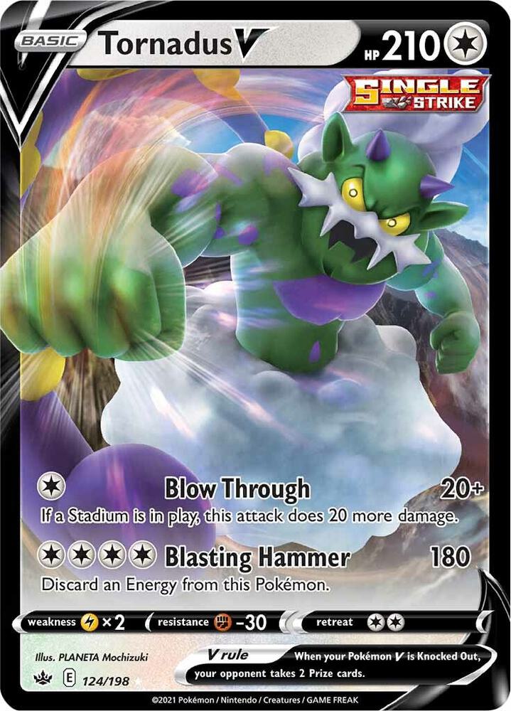 Tornadus V (SWSH06: Chilling Reign)  - Holofoil | Good Games Cannington