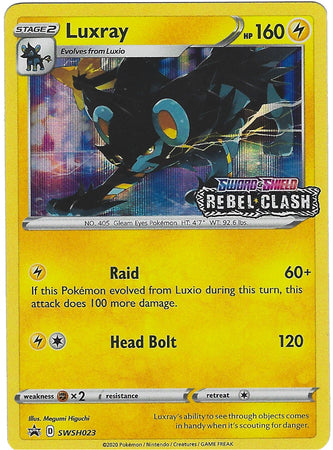 Luxray (SWSH023) (Prerelease Promo) [Sword & Shield: Black Star Promos] | Good Games Cannington