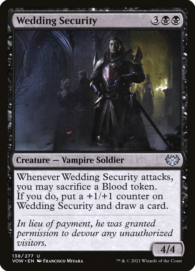 Wedding Security 138 (Innistrad: Crimson Vow)  | Good Games Cannington