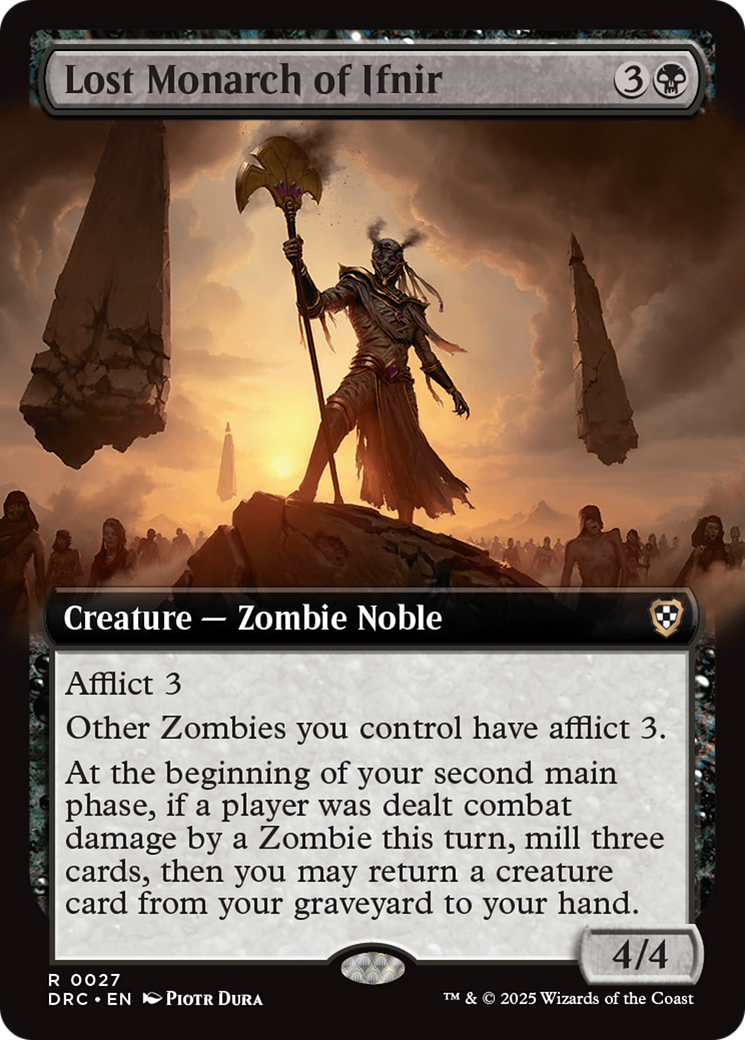Lost Monarch of Ifnir (Extended Art) [Aetherdrift Commander] | Good Games Cannington