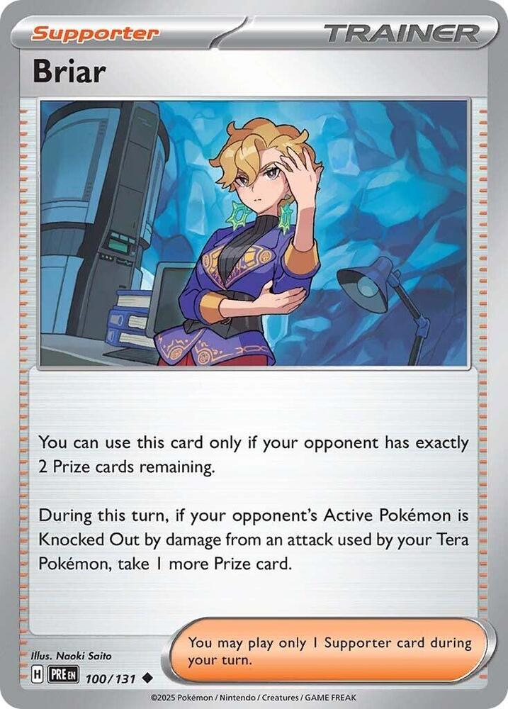 Briar (100/131) [Scarlet & Violet: Prismatic Evolutions] | Good Games Cannington