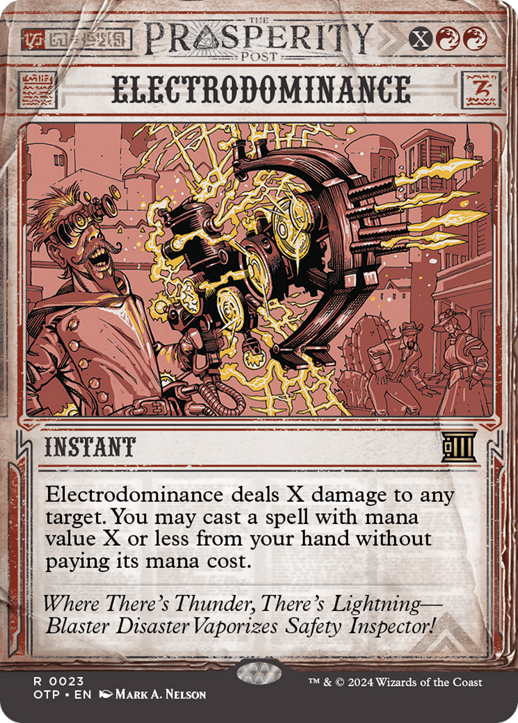 Electrodominance [Outlaws of Thunder Junction: Breaking News] | Good Games Cannington