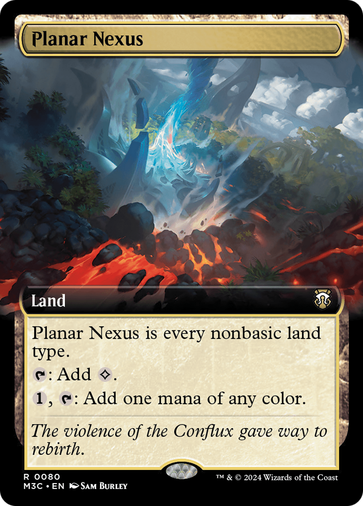 Planar Nexus (Extended Art) (Ripple Foil) [Modern Horizons 3 Commander] | Good Games Cannington