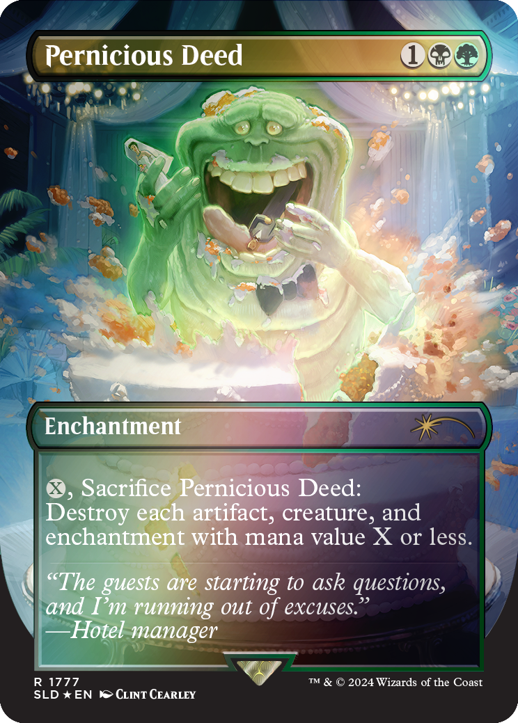 Pernicious Deed (Rainbow Foil) [Secret Lair Drop Series] | Good Games Cannington