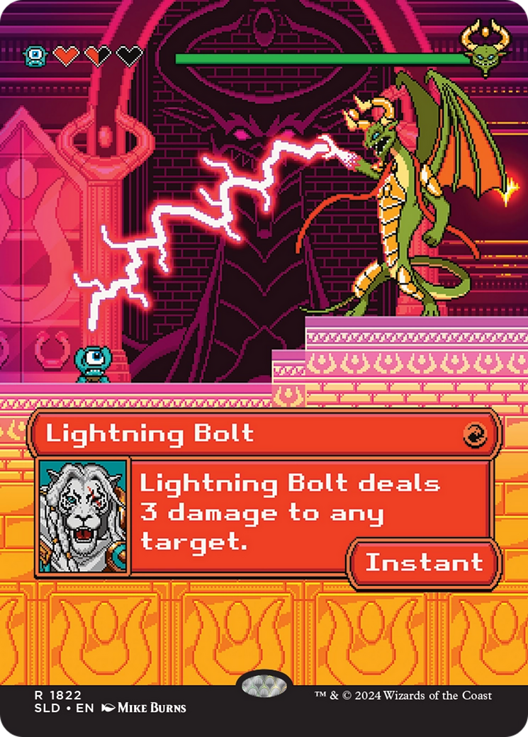 Lightning Bolt (1822) (Rainbow Foil) [Secret Lair Drop Series] | Good Games Cannington