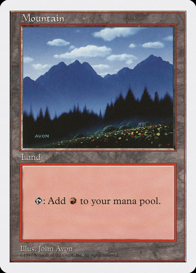 Mountain (445) [Fifth Edition] | Good Games Cannington
