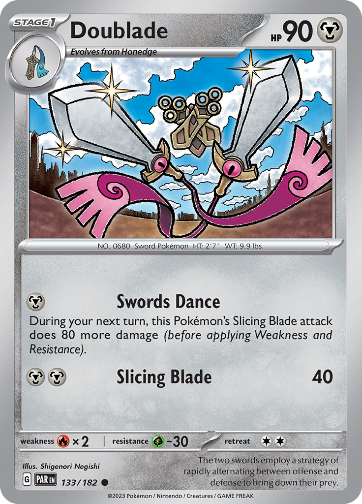 Doublade (133/182) [Scarlet & Violet: Paradox Rift] | Good Games Cannington