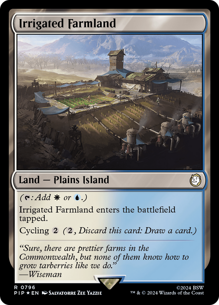 Irrigated Farmland (Surge Foil) [Fallout] | Good Games Cannington