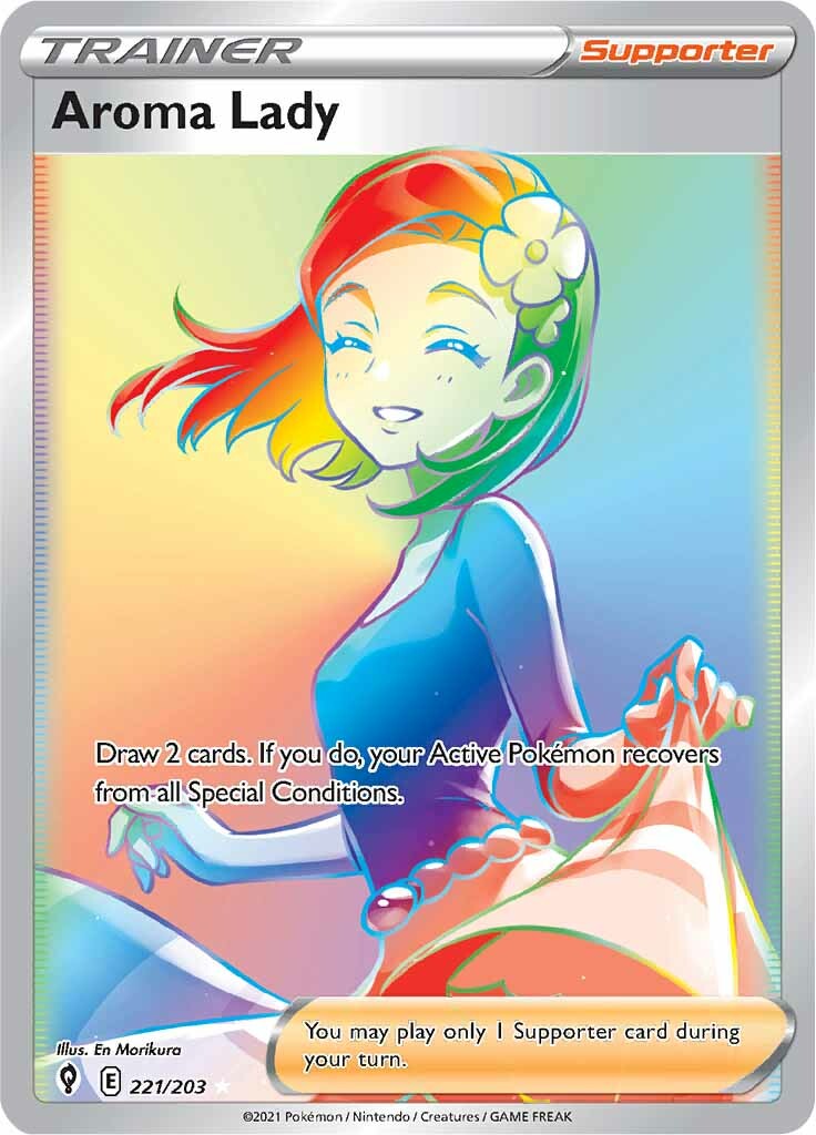 Aroma Lady (221/203) [Sword & Shield: Evolving Skies] | Good Games Cannington