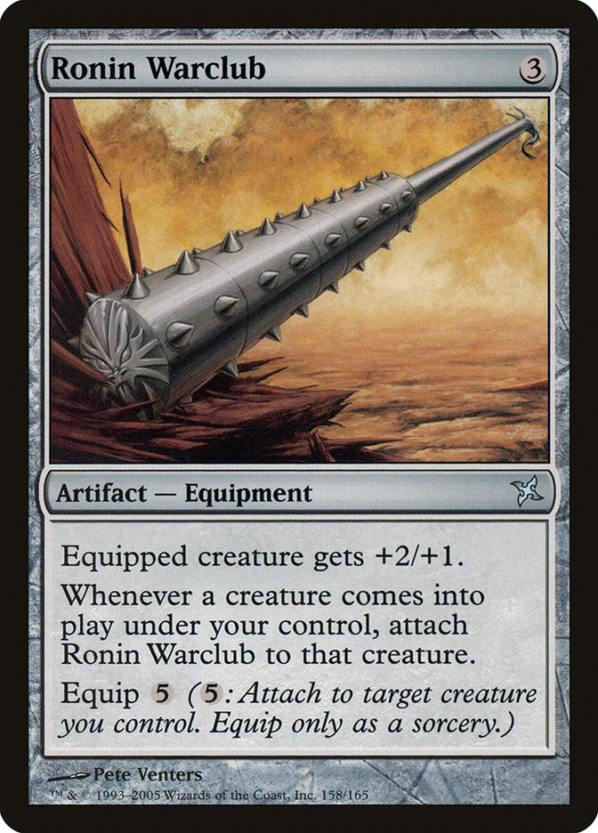 Ronin Warclub 158/165 (Betrayers of Kamigawa)  | Good Games Cannington