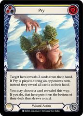 Pry (Yellow) [EVR129] (Everfest)  1st Edition Rainbow Foil | Good Games Cannington