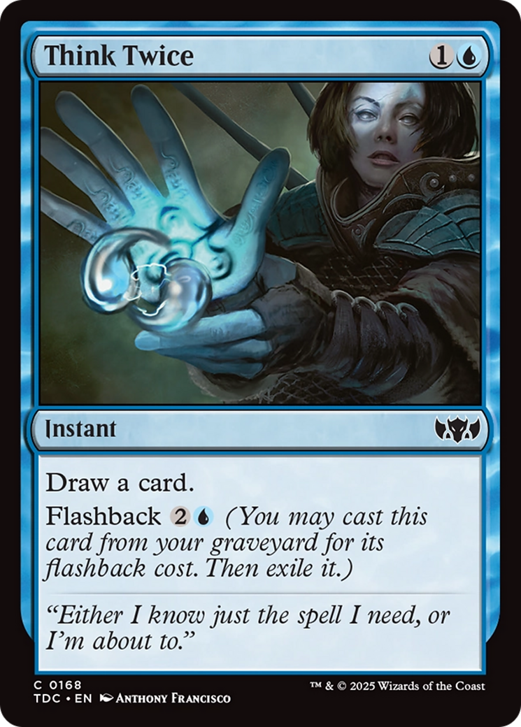 Think Twice [Tarkir: Dragonstorm Commander] | Good Games Cannington