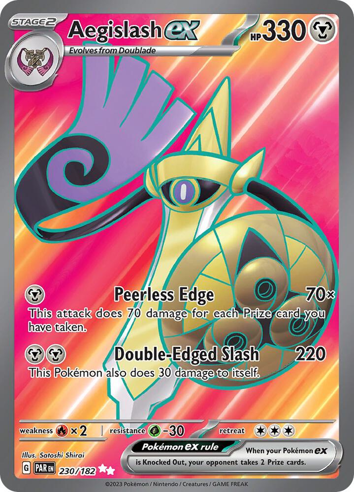 Aegislash ex 230/182 (SV04: Paradox Rift)  - Holofoil | Good Games Cannington