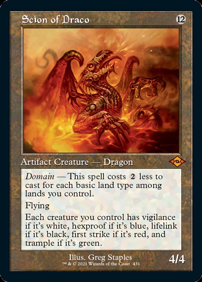 Scion of Draco (Retro) [Modern Horizons 2] | Good Games Cannington