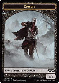 Zombie // Thopter Double-Sided Token (Game Night) [Core Set 2019 Tokens] | Good Games Cannington