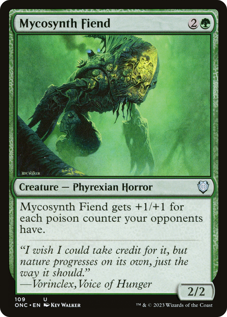Mycosynth Fiend [Phyrexia: All Will Be One Commander] | Good Games Cannington