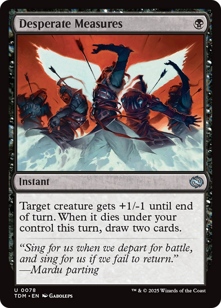 Desperate Measures [Tarkir: Dragonstorm] | Good Games Cannington