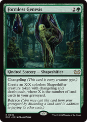 Formless Genesis [Duskmourn: House of Horror Commander] | Good Games Cannington
