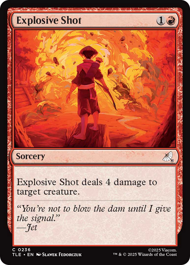 Explosive Shot [Avatar: The Last Airbender: Eternal-Legal] | Good Games Cannington