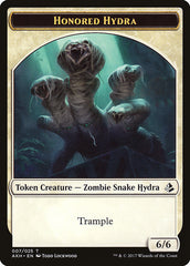 Honored Hydra // Warrior Double-Sided Token [Amonkhet Tokens] | Good Games Cannington