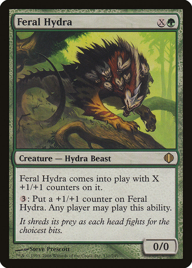 Feral Hydra (Oversized) [Oversize Cards] | Good Games Cannington