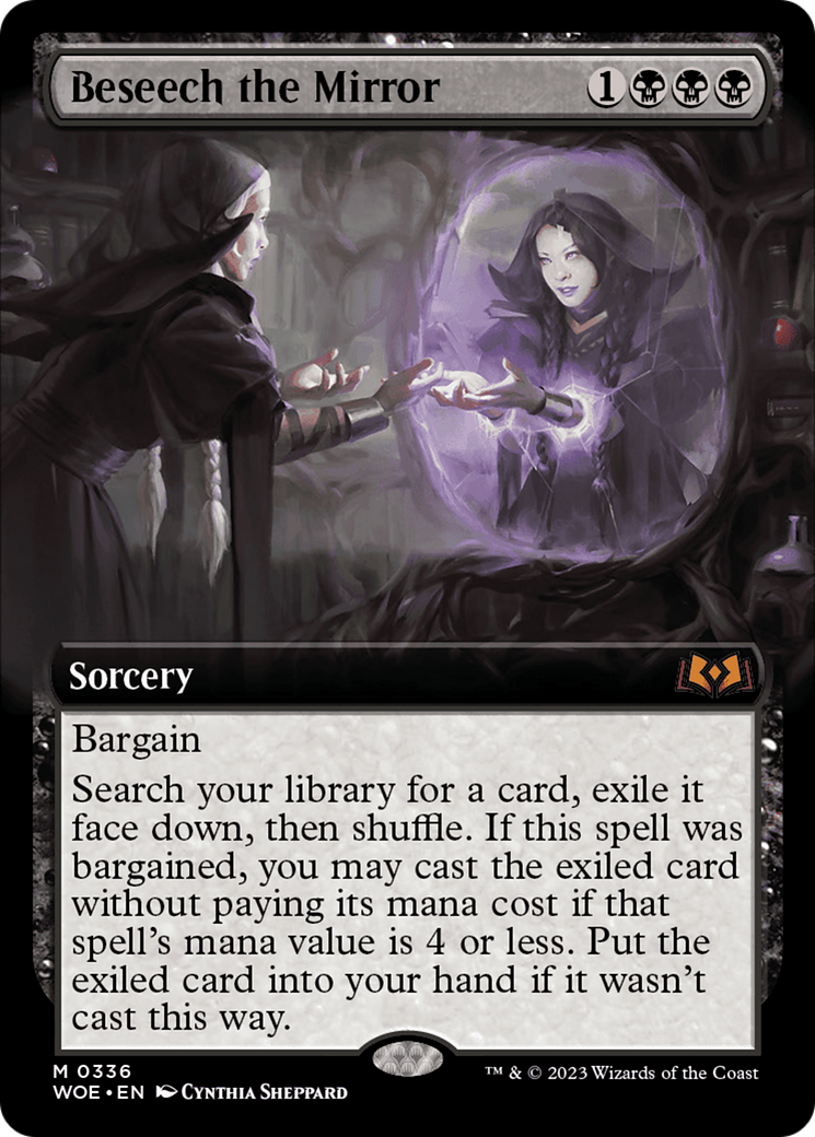 Beseech the Mirror (Extended Art) [Wilds of Eldraine] | Good Games Cannington