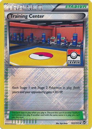 Training Center (102/111) (League Promo) [XY: Furious Fists] | Good Games Cannington