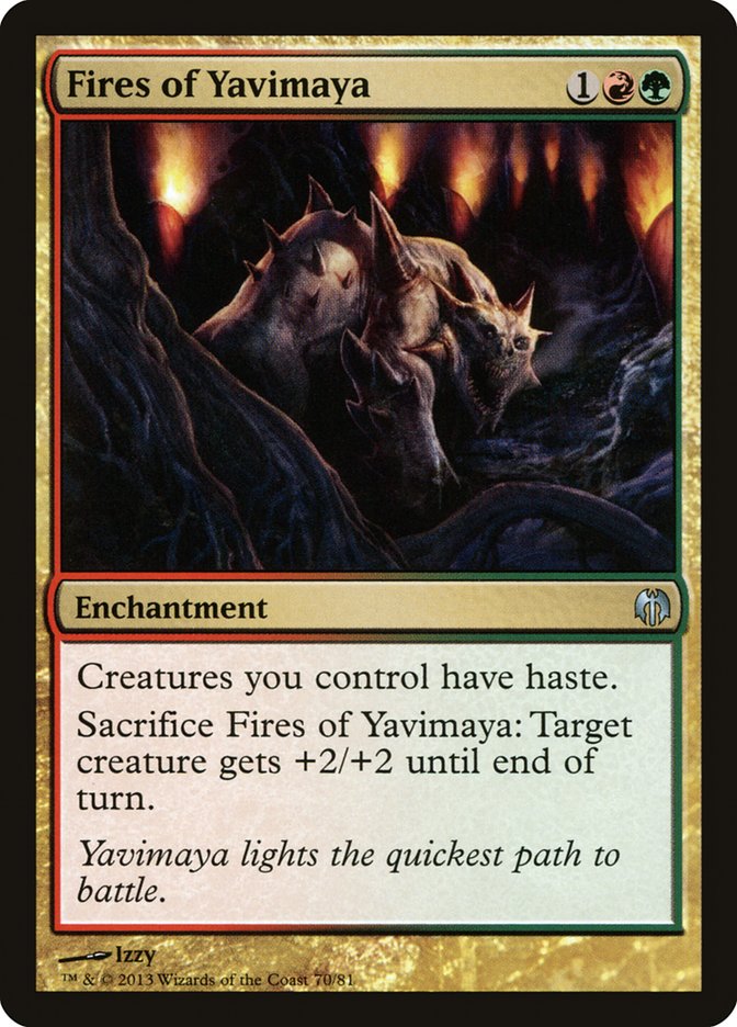 Fires of Yavimaya [Duel Decks: Heroes vs. Monsters] | Good Games Cannington