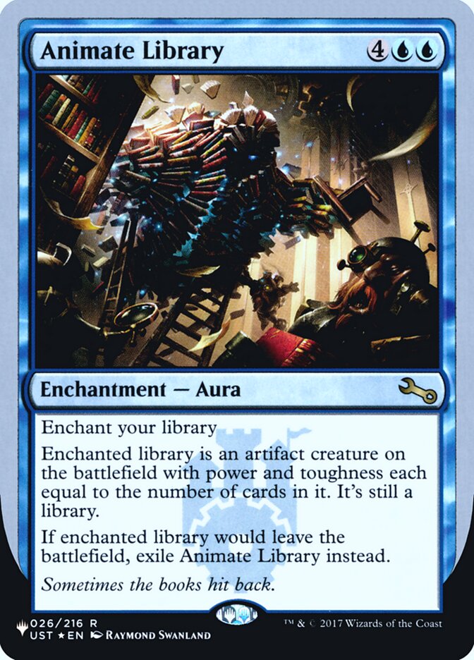 Animate Library (Unfinity Foil Edition) [The List] | Good Games Cannington