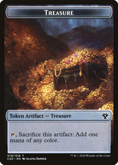 Saproling // Treasure Double-Sided Token [Commander 2020 Tokens] | Good Games Cannington