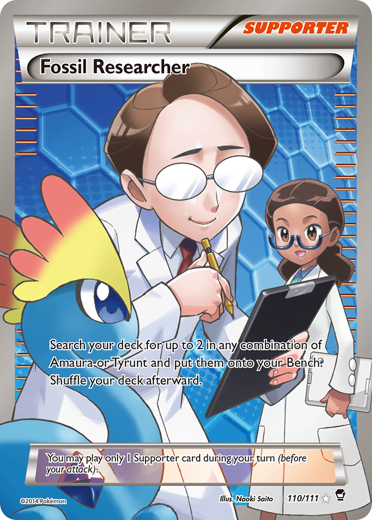 Fossil Researcher (110/111) [XY: Furious Fists] | Good Games Cannington
