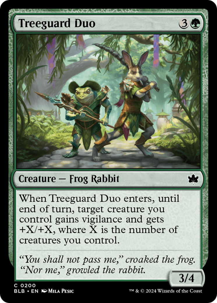 Treeguard Duo [Bloomburrow] | Good Games Cannington