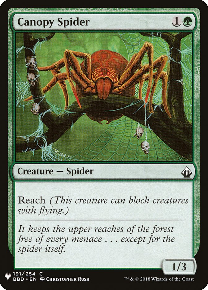 Canopy Spider [Mystery Booster] | Good Games Cannington