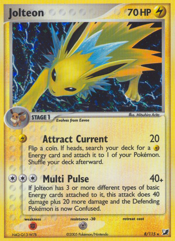 Jolteon (8/115) [EX: Unseen Forces] | Good Games Cannington
