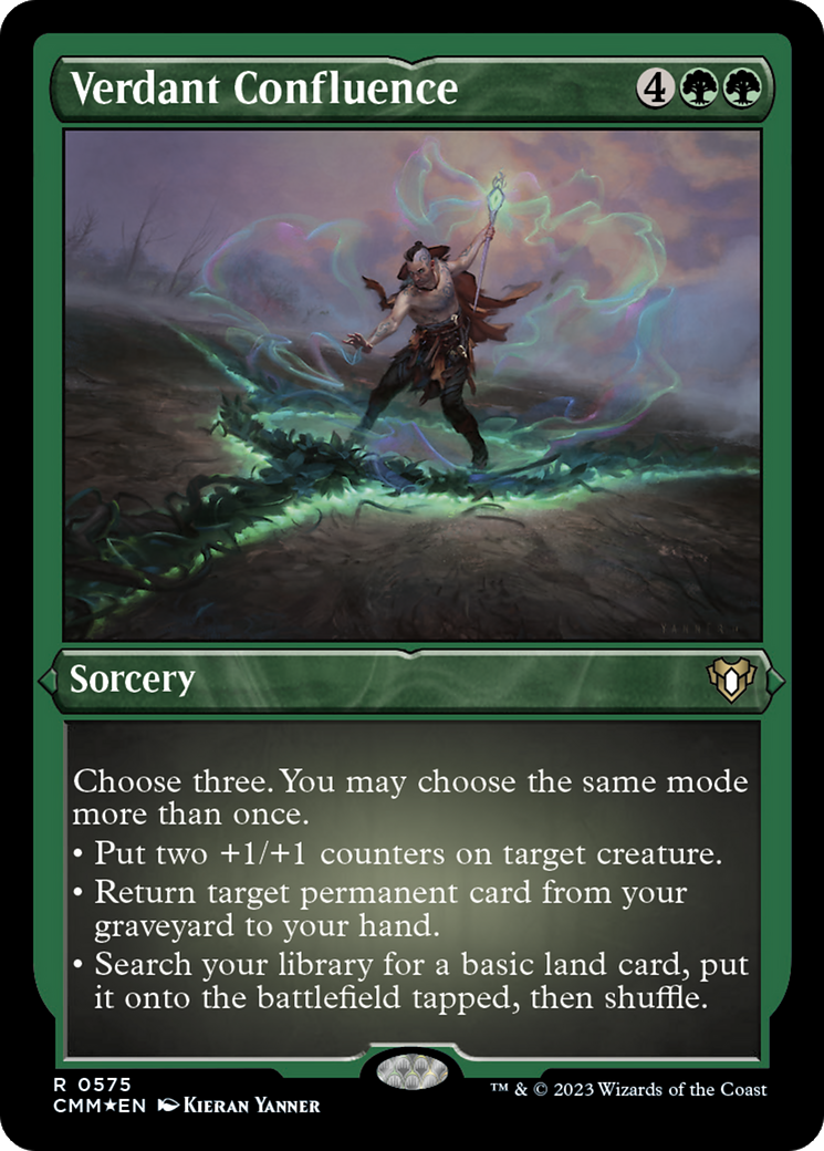 Verdant Confluence (Foil Etched) [Commander Masters] | Good Games Cannington