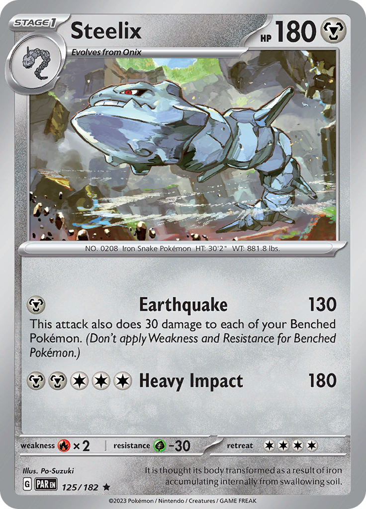 Steelix (125/182) [Scarlet & Violet: Paradox Rift] | Good Games Cannington