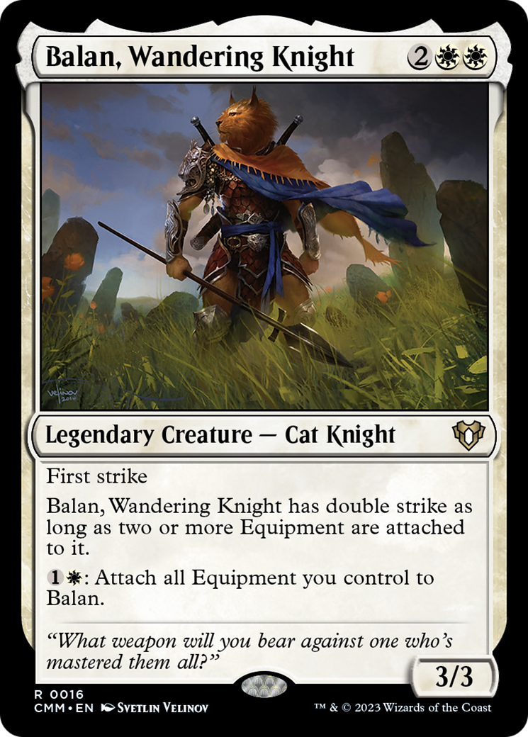 Balan, Wandering Knight [Commander Masters] | Good Games Cannington