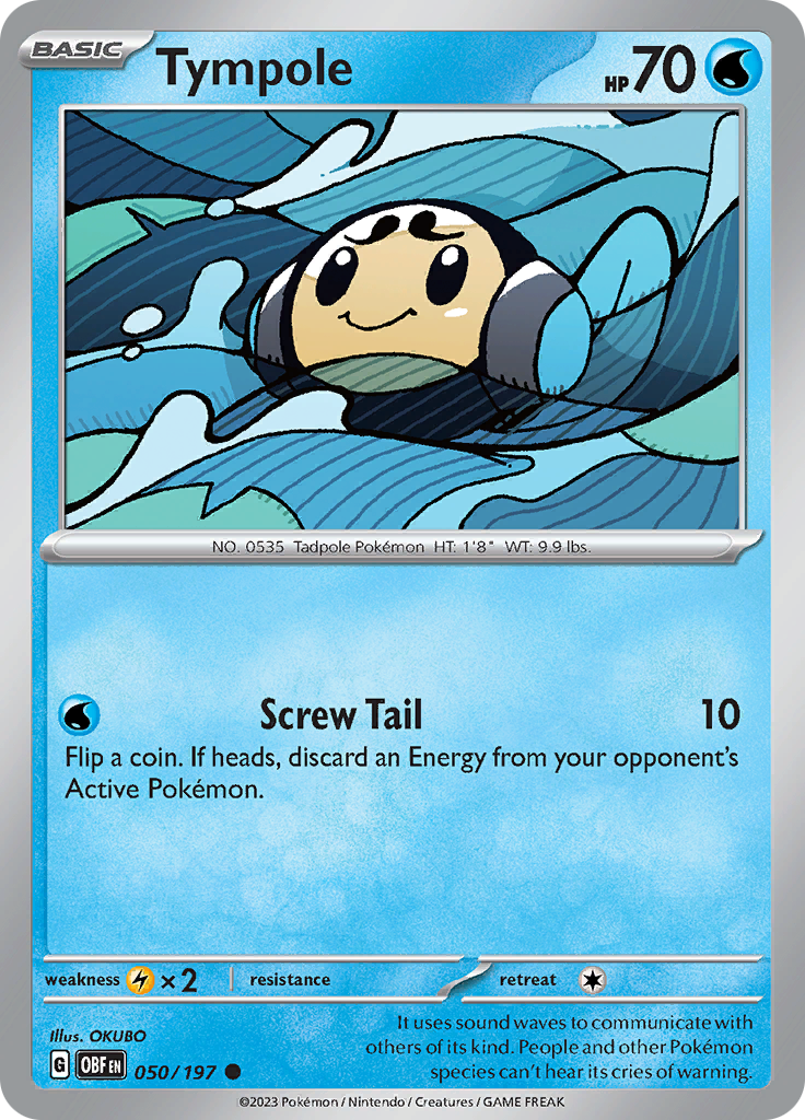 Tympole (050/197) [Scarlet & Violet: Obsidian Flames] | Good Games Cannington