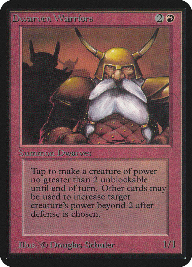 Dwarven Warriors [Alpha Edition] | Good Games Cannington