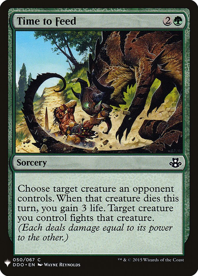 Time to Feed [Mystery Booster] | Good Games Cannington