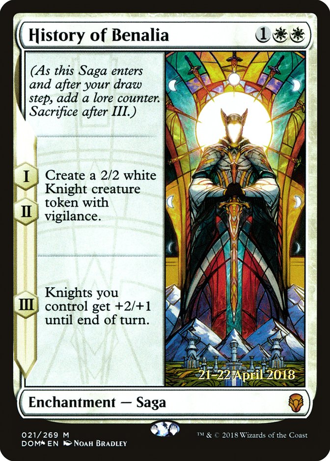 History of Benalia [Dominaria Prerelease Promos] | Good Games Cannington