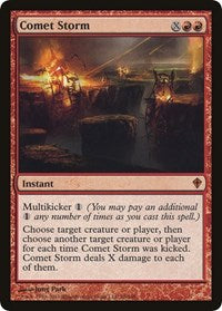 Comet Storm (Oversized) [Oversize Cards] | Good Games Cannington