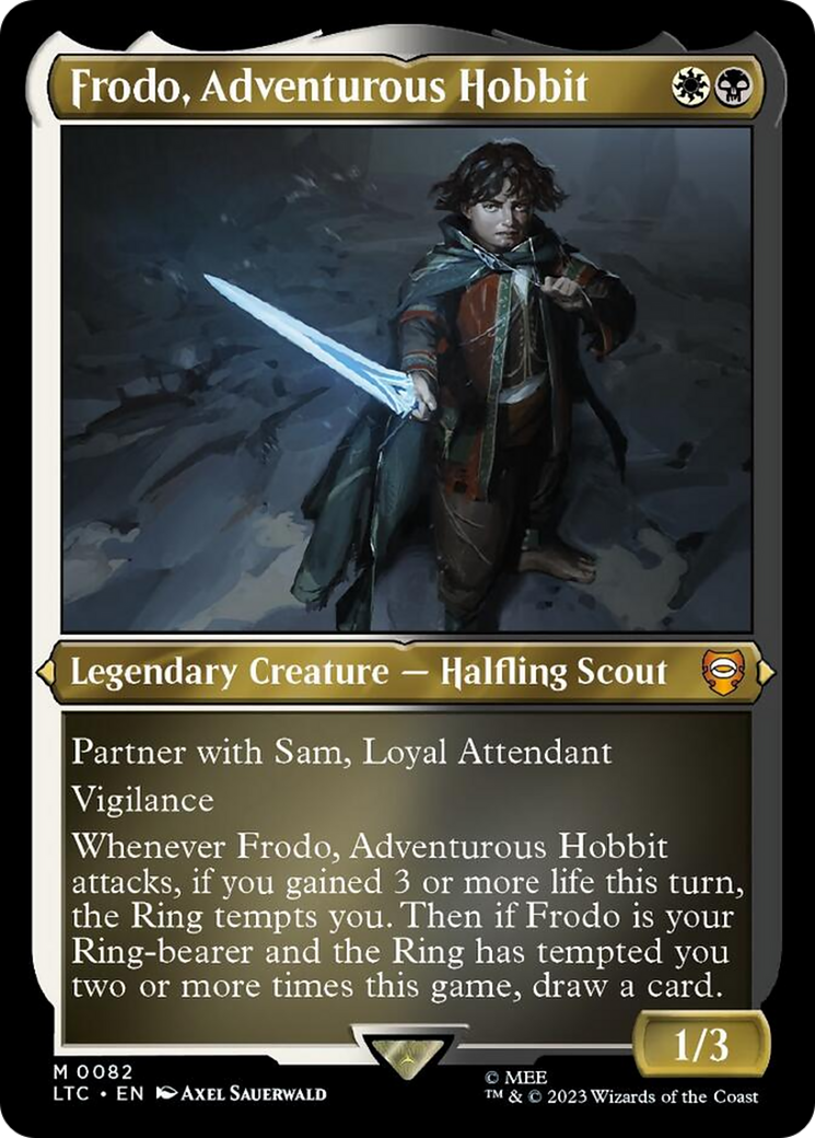 Frodo, Adventurous Hobbit (Display Commander) [The Lord of the Rings: Tales of Middle-Earth Commander] | Good Games Cannington