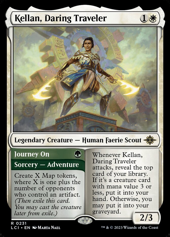 Kellan, Daring Traveler // Journey On 231/291 (The Lost Caverns of Ixalan)  | Good Games Cannington
