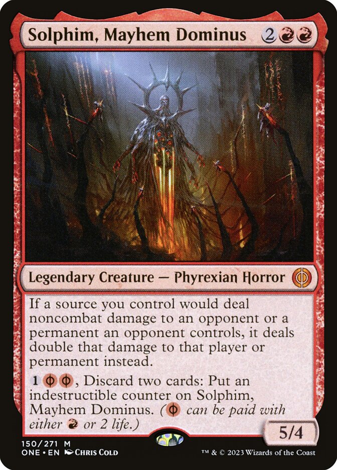 Solphim, Mayhem Dominus 150/271 (Phyrexia: All Will Be One)  | Good Games Cannington