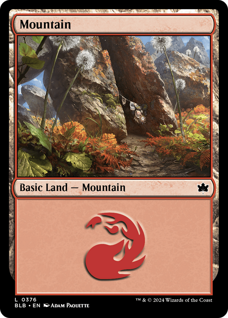Mountain (0376) [Bloomburrow] | Good Games Cannington