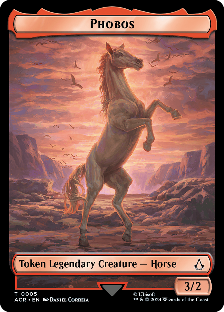 Assassin // Phobos Double-Sided Token [Assassin's Creed Tokens] | Good Games Cannington