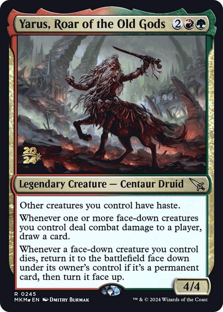Yarus, Roar of the Old Gods [Murders at Karlov Manor Prerelease Promos] | Good Games Cannington